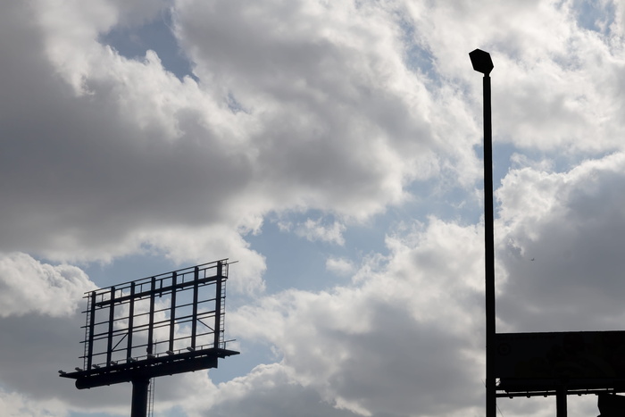 纽约，美国，纽约，城市，城市，云天，天空，低角度视图