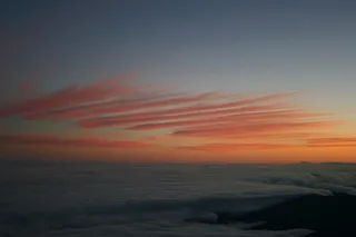 泰德，日落，特内里费，加那利群岛，余辉，加那利岛，泰德国家公园，天空