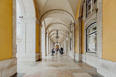 葡萄牙里斯本的奥古斯塔广场