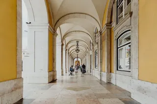 葡萄牙里斯本的奥古斯塔广场