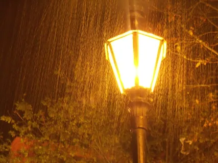 黑色, 户外, 灯柱, 雨, 风暴, 暴风雨, 倾盆大雨 黑色, 户外, 灯柱, 雨, 风暴, 暴风雨, 倾盆大雨