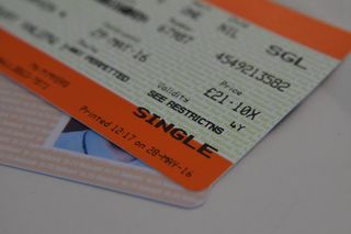 火车，车票，票价，英国，号码，西文，文本，特写