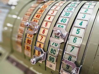 结账、付款、商务、购物、复古、复古、特写、数字