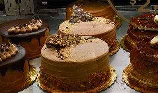 蛋糕、食物、甜点、糖衣、奶油、奶油、糖果、糖果