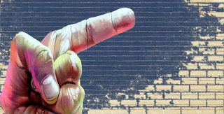 手指、建议、解释、注释、表演、手、日、户外