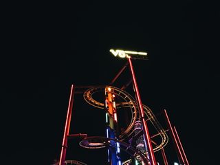 奥地利、维也纳、普拉特、公园、城市、娱乐、灯光、iphone