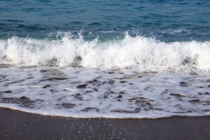 波浪、水、海洋、自然、泡沫、运动、海洋、注入