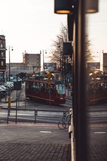 卡托维兹，波兰，交通，车辆，火车，汽车，汽车，城市