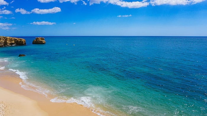 海岸，风景，照片，地平线，蓝色，水，海，海洋