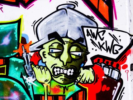 涂鸦, 字母, 字体, 文本, 装饰, 绘, 墙, 艺术