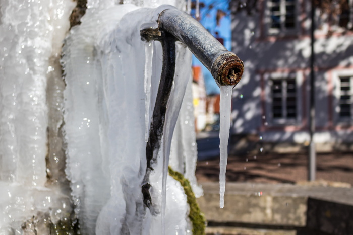 雪，冬天，寒冷，霜冻，冰，冬天的印象，冰，喷泉