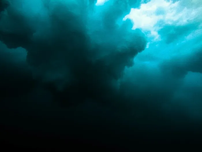 白云、蓝色、身体、水、海洋、海洋、潜水、大自然