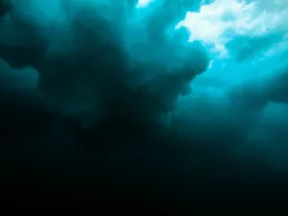 白云、蓝色、身体、水、海洋、海洋、潜水、大自然