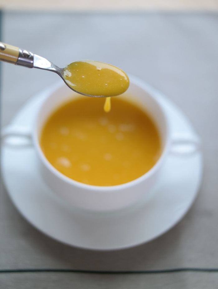 精选，聚焦摄影，勺子，全，黄色，汤，甜南瓜，甜南瓜粥