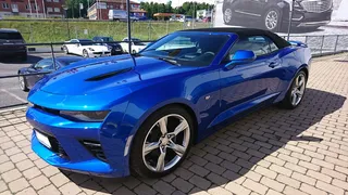 Camaro，Ss，敞篷车，Camaro Ss，斯德哥尔摩，汽车，交通，蓝色