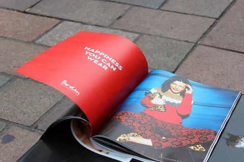 英国，格拉斯哥，杂志，红色，眨眼，排版，照片，街道