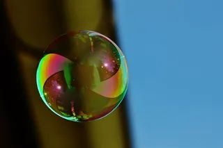 特写摄影，泡泡，肥皂泡，彩色，球，肥皂水，制作肥皂泡，漂浮