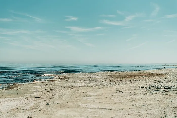 海滩、地平线、炎热、风景、海洋、户外、放松、沙滩