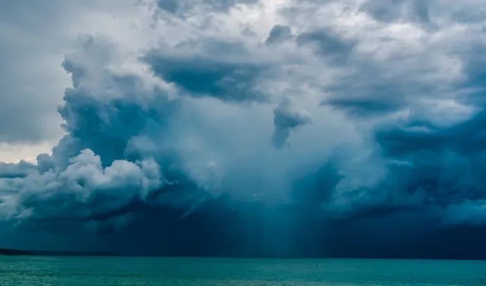 意大利，gewitterstimmung，海，云，雨，水，云-天空，天空