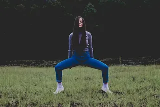 女孩, 森林, 年份, 古代, 怀旧之情, 照片, 美丽, 玉米穗