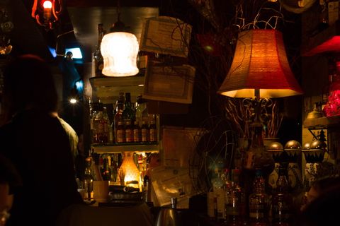 美国，纽约，托米爵士，魔术，魔术，酒吧，灯光，葡萄酒