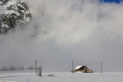 冬天，雪，风景，冬天，寒冷的温度，天空，云天，自然之美