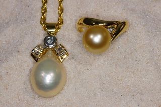 珠子，真的，高贵的，珠宝，奢侈品，金色，特写，没有人