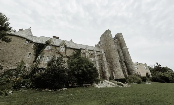 美国, 格洛斯特, 哈蒙德城堡, 城堡, 豪宅, 房子, 查看, 景观