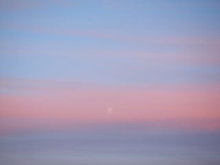 天空，夜空，日落，薄雾，无色，雾，柔和的色调