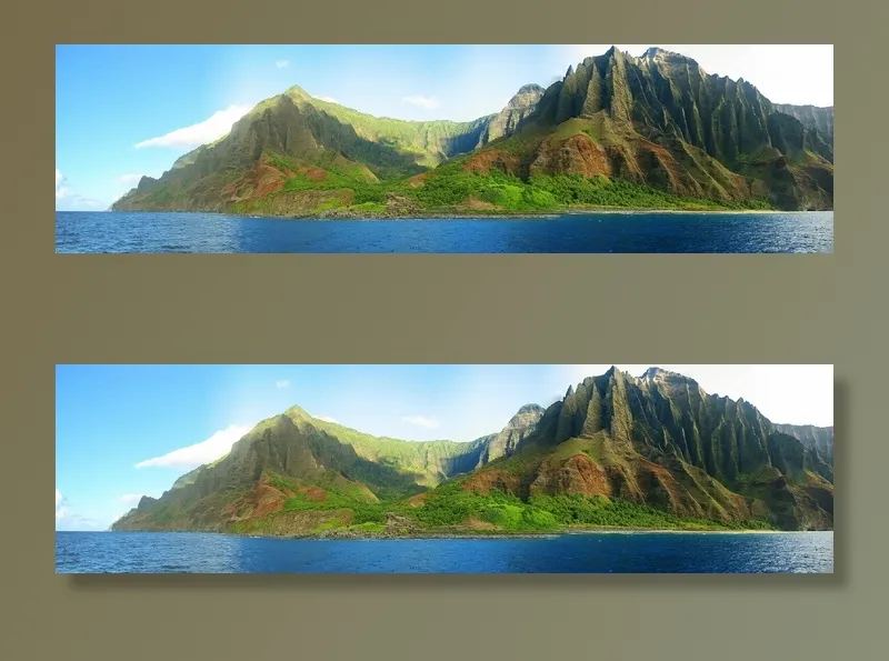 身体、水、山、白天、全景、考艾岛、夏威夷群岛、山峰