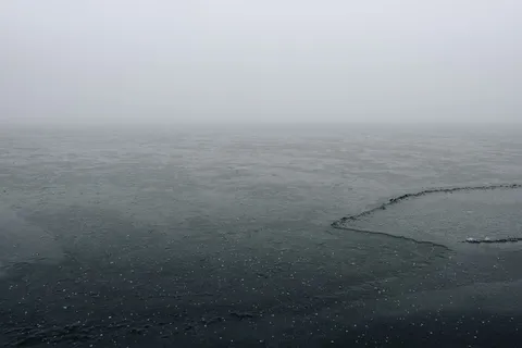 瑞典，昆冈，弗罗伦达自然保护区，霜，雪，雾，湖，穆迪