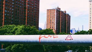 美国，纽约，印刷术，街头艺术，情人节，纽约市，涂鸦，曼哈顿