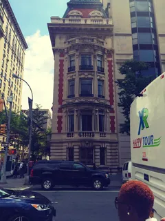 纽约，第五大道，美国，建筑，汽车，机动车辆，交通方式，建筑外部