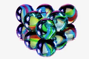 照片，六，大理石玩具，大理石，蓝色，玻璃，孩子，游戏，玩耍