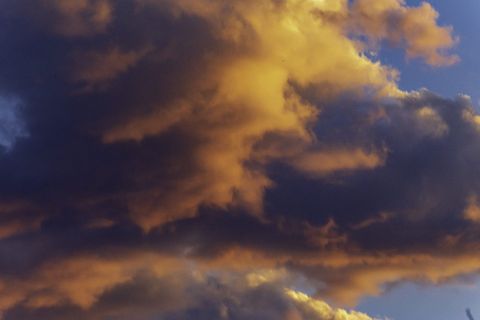 天空,云,红,黄,蓬松,蓝,自然,云-天空 天空,云,红,黄,蓬松,蓝,自然,云-天空