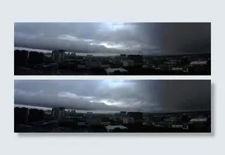 雨，阴郁，城市，云，建筑，天气，云-天空，天空