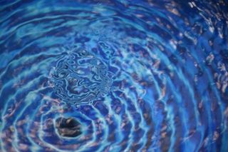 蓝色，水，背景，光，蓝色，水，背景，光，自然，抽象