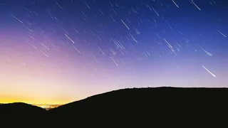 长时间曝光，夜晚，天空，空间，恒星，时间推移，天文学，恒星空间