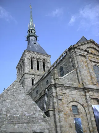 圣米歇尔山，诺曼底，诺曼底，法国，历史，旅游，欧洲，修道院