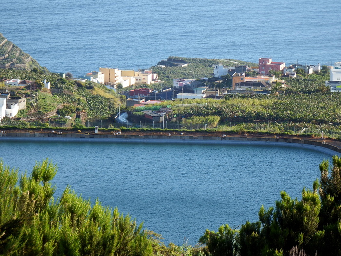 san andrés y酱汁、llano clara、la palma、水库、水、sea la palma、adeyahamen、cc0