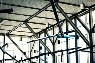 白色、吊灯、吊灯、灰色、天花板、黑色、吊灯、灯具