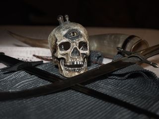 海盗，静物，骷髅，幻想，古代，幽灵，恐怖，菜鸟图库