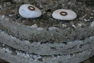 石头，石板，脸，微笑，笑，特写，没有人，固体