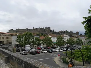 卡尔卡松，中世纪城市，古城，大图，纪念碑，法国，城市，交通