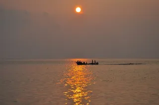 海、太阳、自然、日落、旅行、人类、自然美、景观
