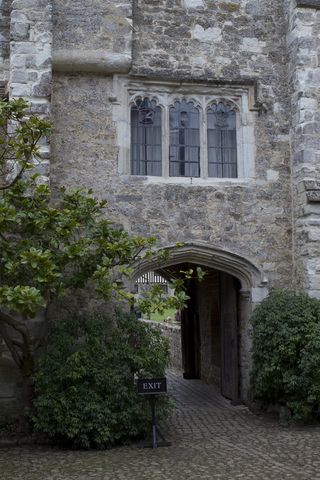 强化大门、中世纪、石雕、三叶窗、铁窗、扶壁墙、伊格罕姆莫特、国民托管基金会