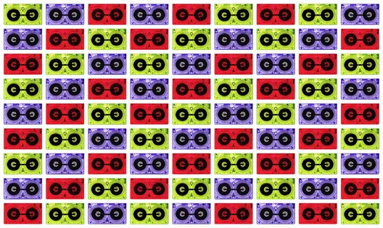 vhs、透明、技术、视频、多色、全画幅、室内、无人