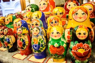 matryoshka，matryoshka娃娃，babushka娃娃，babushka，俄罗斯筑巢娃娃，俄罗斯娃娃，筑巢娃娃，木制娃娃