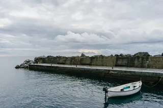 船，海滩，云，风暴，海，穆迪，水，航海船