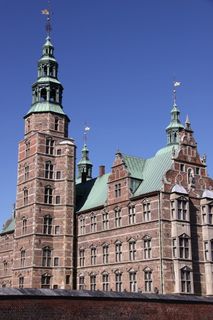 罗森博格、城堡、塔楼、铜、塔克、洛可可、阳光、蓝色